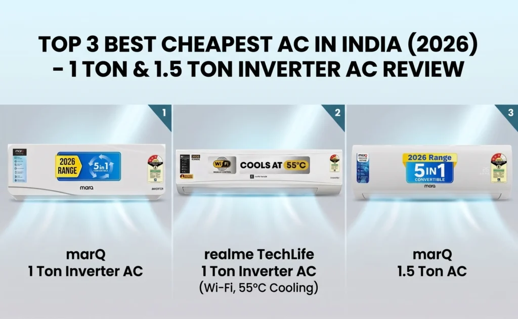 cheapest ac in india 2026 models