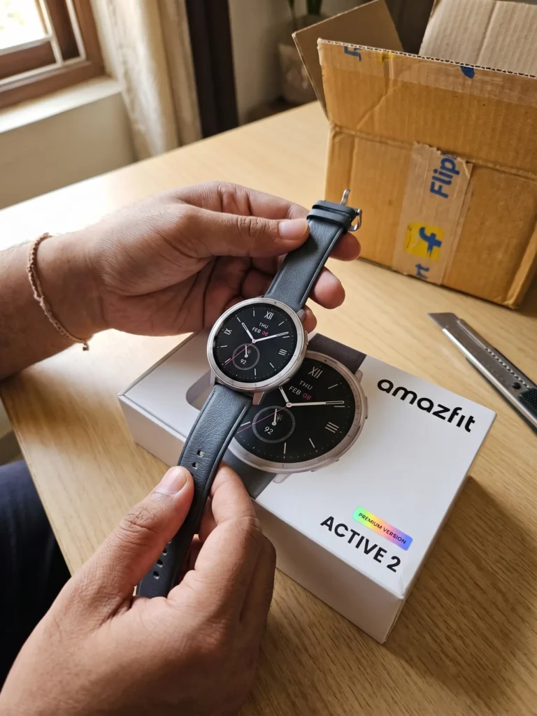 Amazfit Active 2 Premium Flipkart Unboxing in India