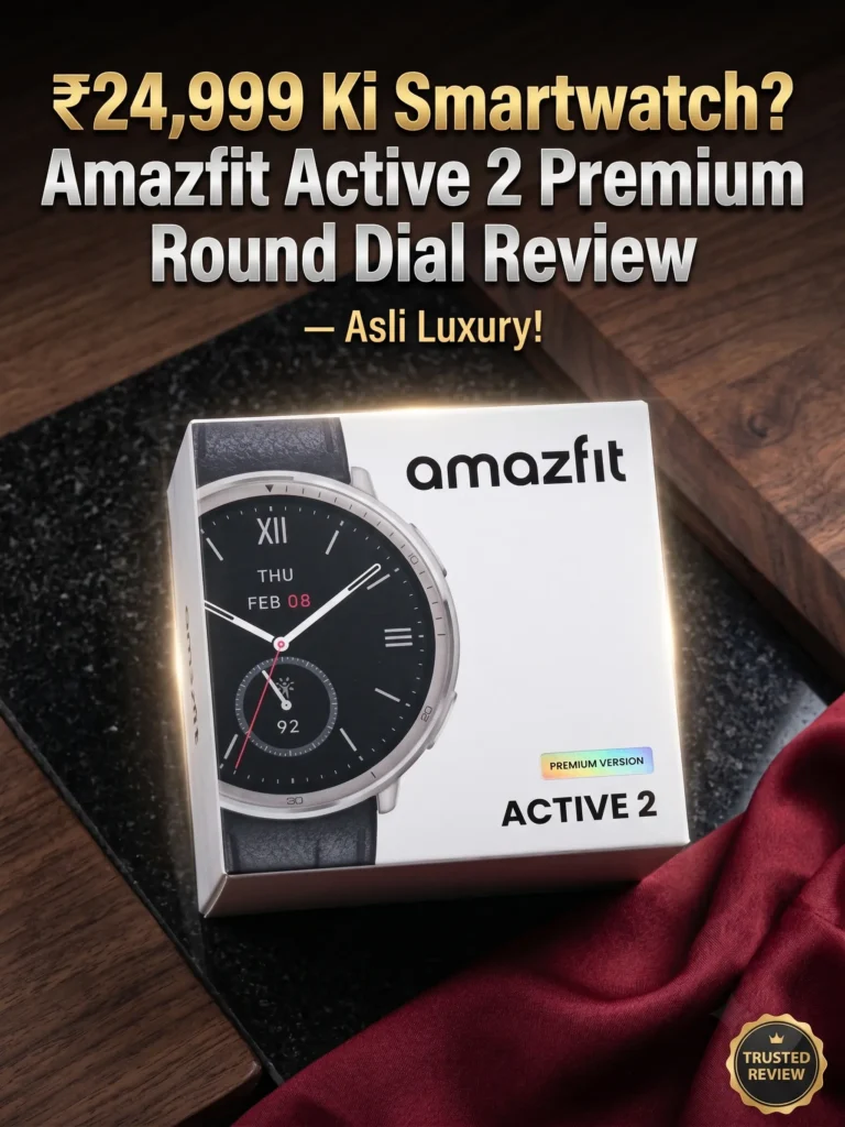 Amazfit Active 2 Premium Round Dial Review in India