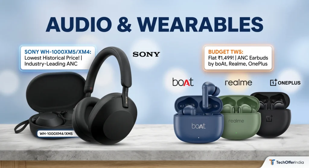 Flipkart Big Billion Days 2026 Audio and Wearables Sony boAt Deals