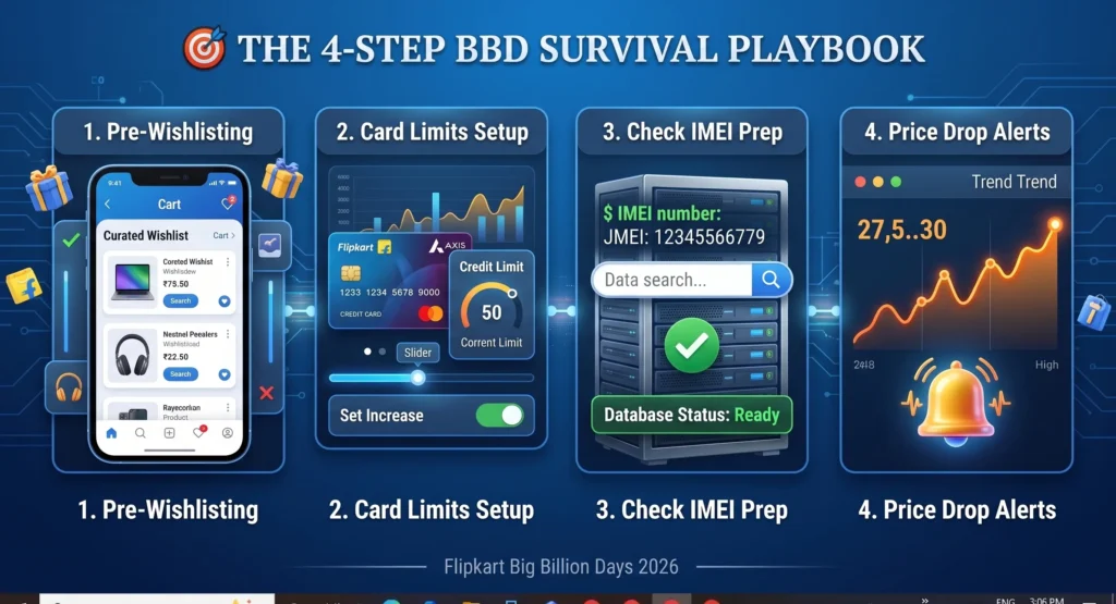 Flipkart Big Billion Days 2026 4-Step Survival Playbook Shopping Tips