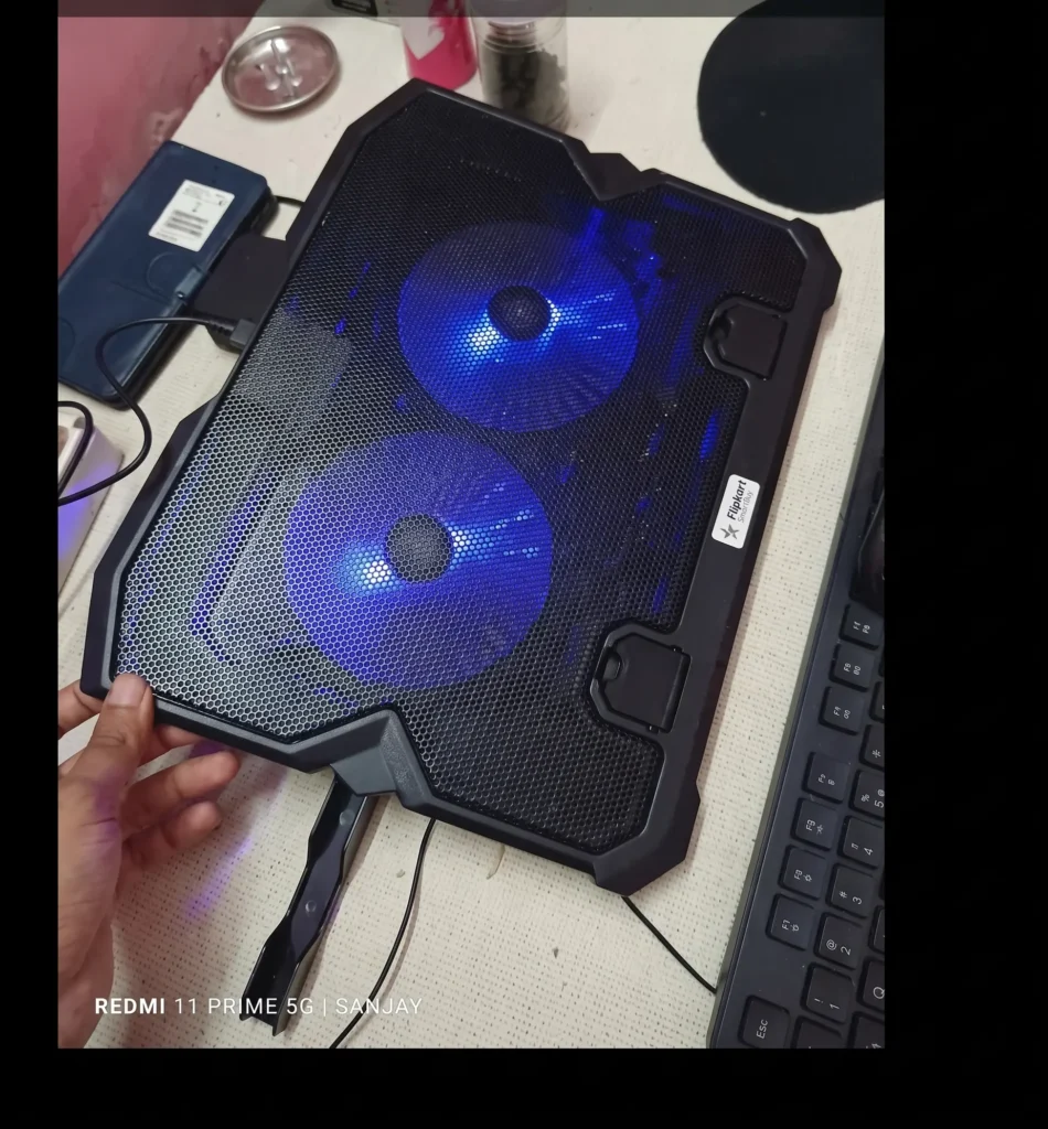Flipkart SmartBuy FKSBCPK18 dual fan laptop cooling pad under 1000
